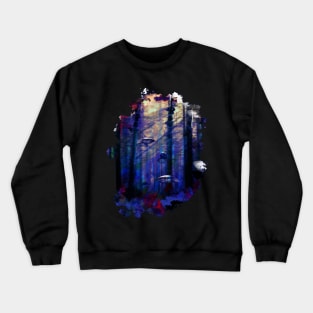 Sharks between the trees - Lost in the forest Crewneck Sweatshirt